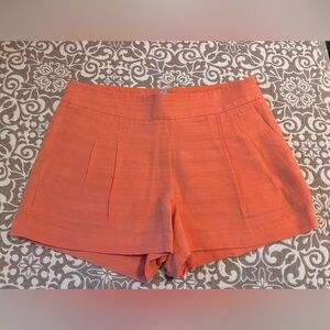J. Crew Cotton/Linen Blend Coral Shorts
